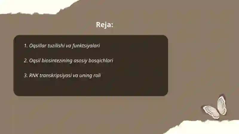 Oqsil biosintez 2