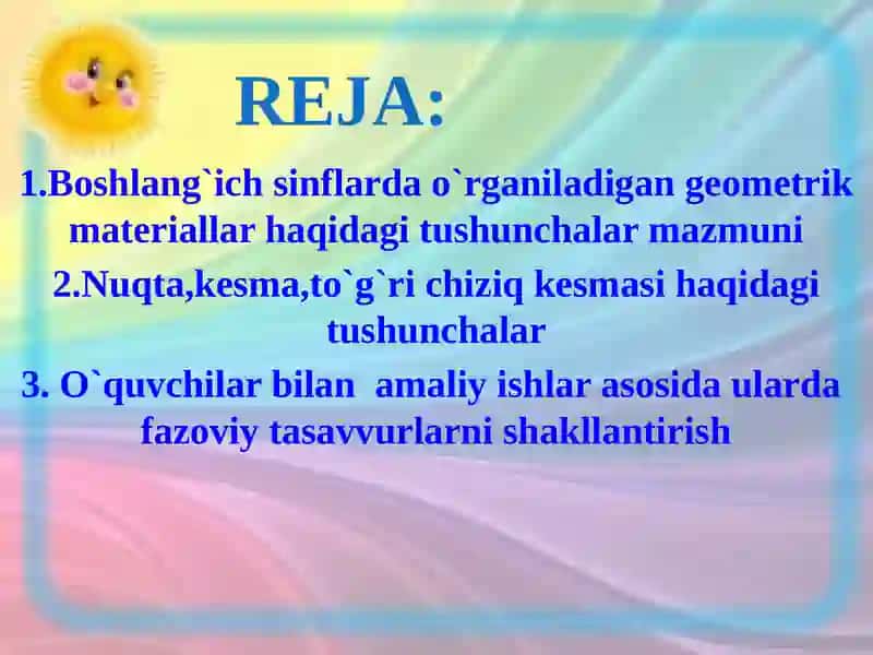 Geometrik mavzular 2