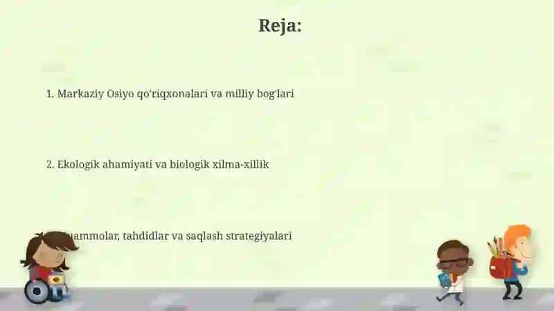 Markaziy Osiyo qo'riqxonalari va milliy bog'lari 2