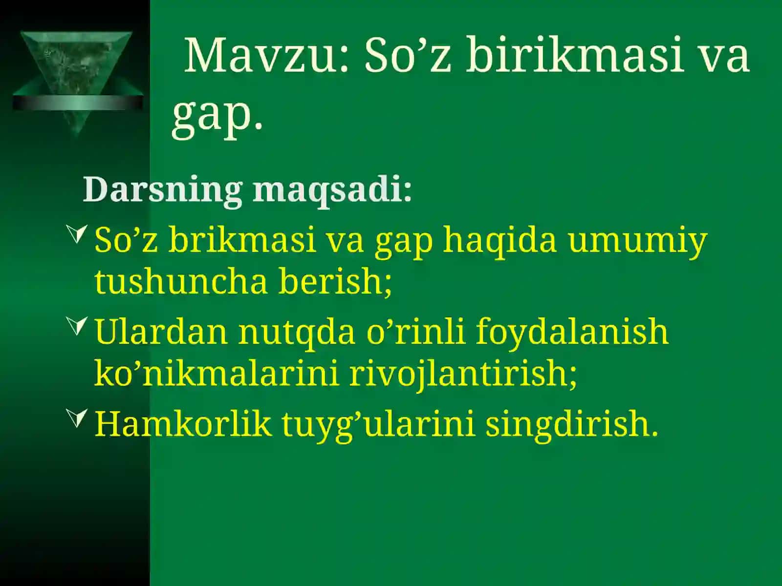 So’z birikmasi va gap 2