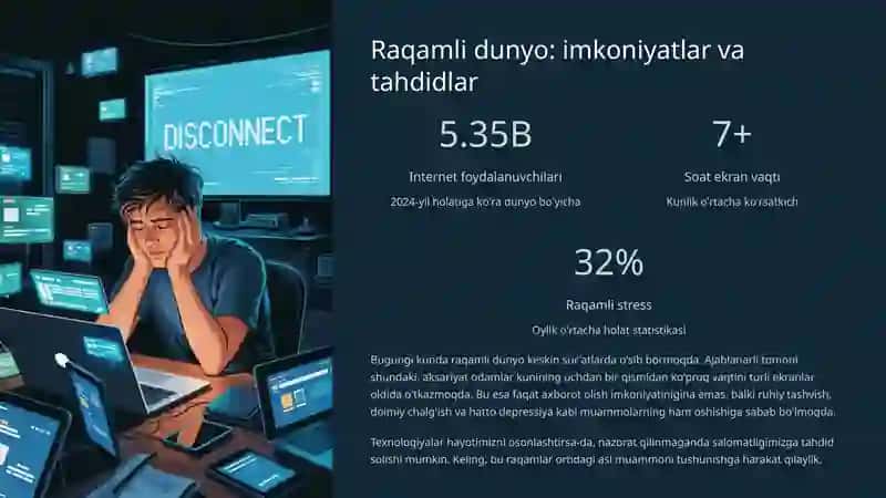 Raqamli detoks va axborotdan to'g'ri foydalanish 2