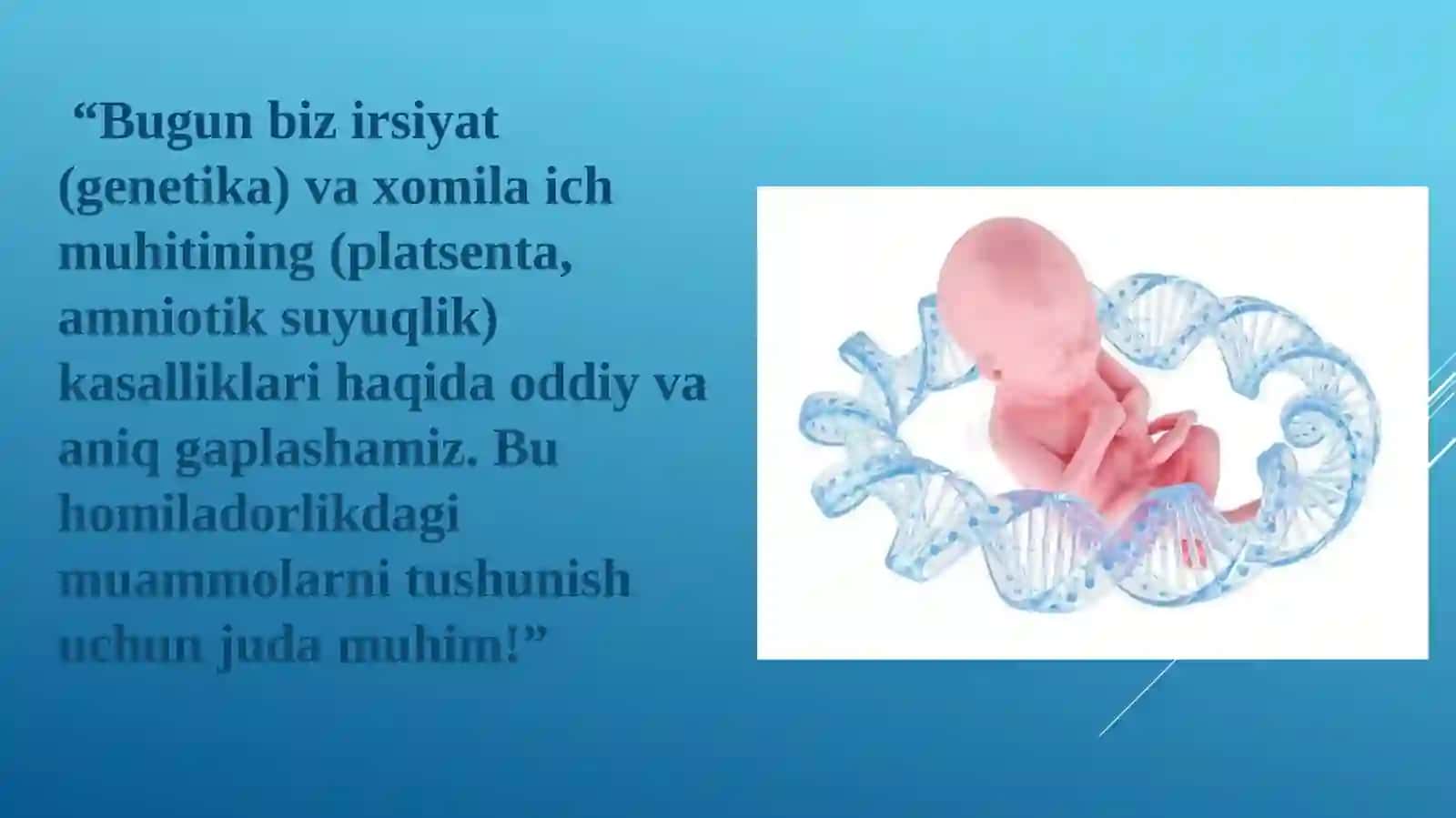 IRSIYAT VA XOMILA ICHKI PATOFIZIOLOGIYASI 2
