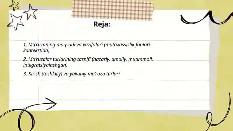 Mutaxassislik fanlarini o‘qitish shakllari 2