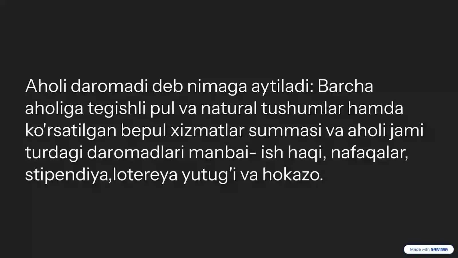 Ish haqi va ijtimoiy to'lovlar 2