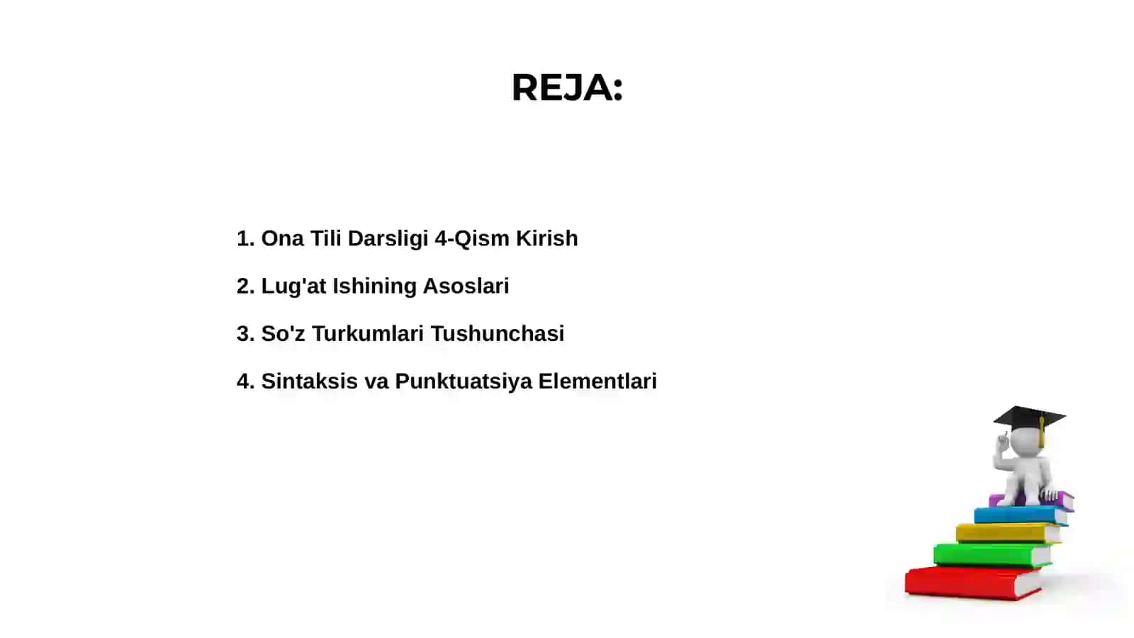 Ona Tili Darsligi 4-Qism Tarkibidagi Lugat Ishi 2
