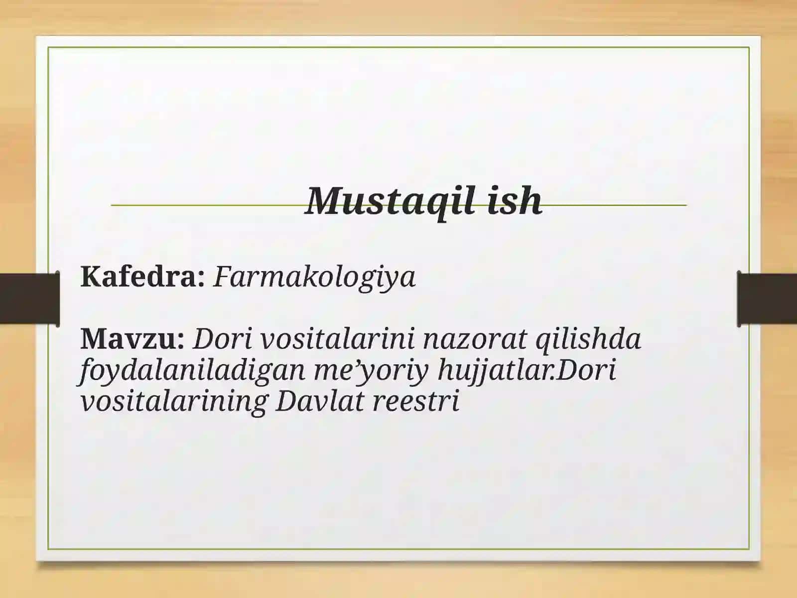 Farmakologiya 2