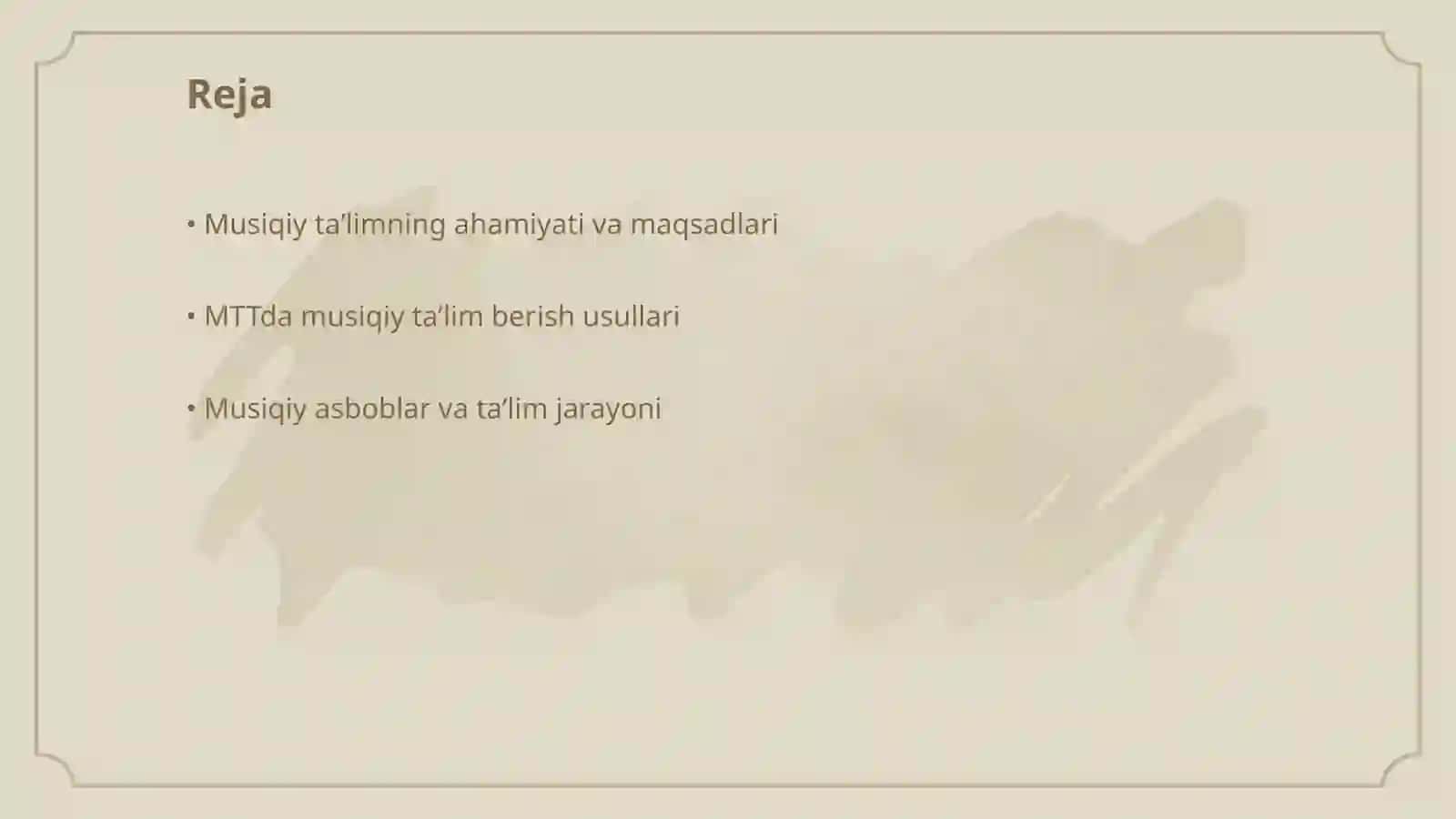 MTTda musiqiy taʼlim berish boʻyicha ishlarni tashkil etish 2
