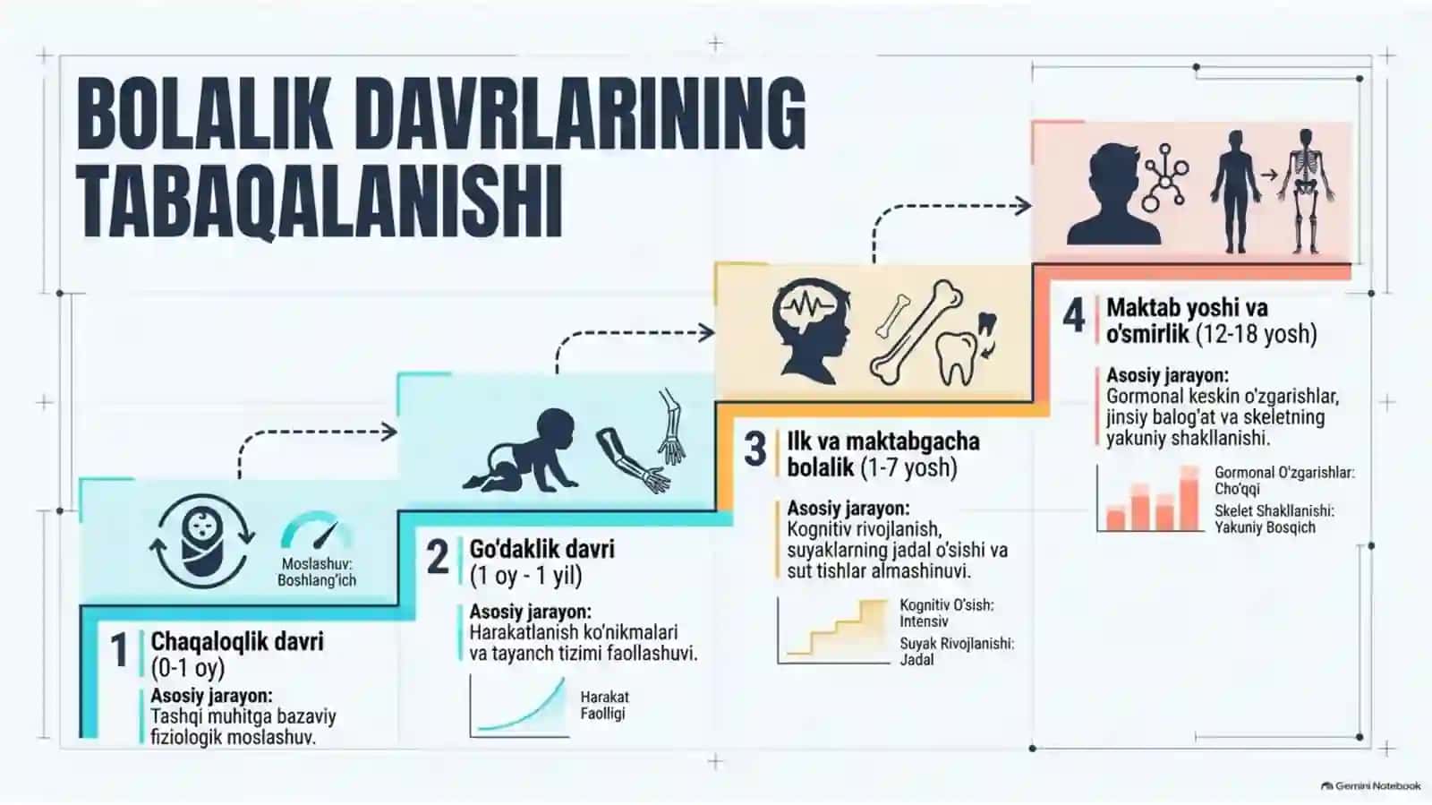 Bolalar yoshiga oid anatomik va fiziologik xususiyatlar — 15 slayd 2