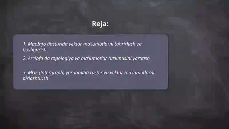 Zamonaviy kompyuter texnologiyalari va dasturlari 2