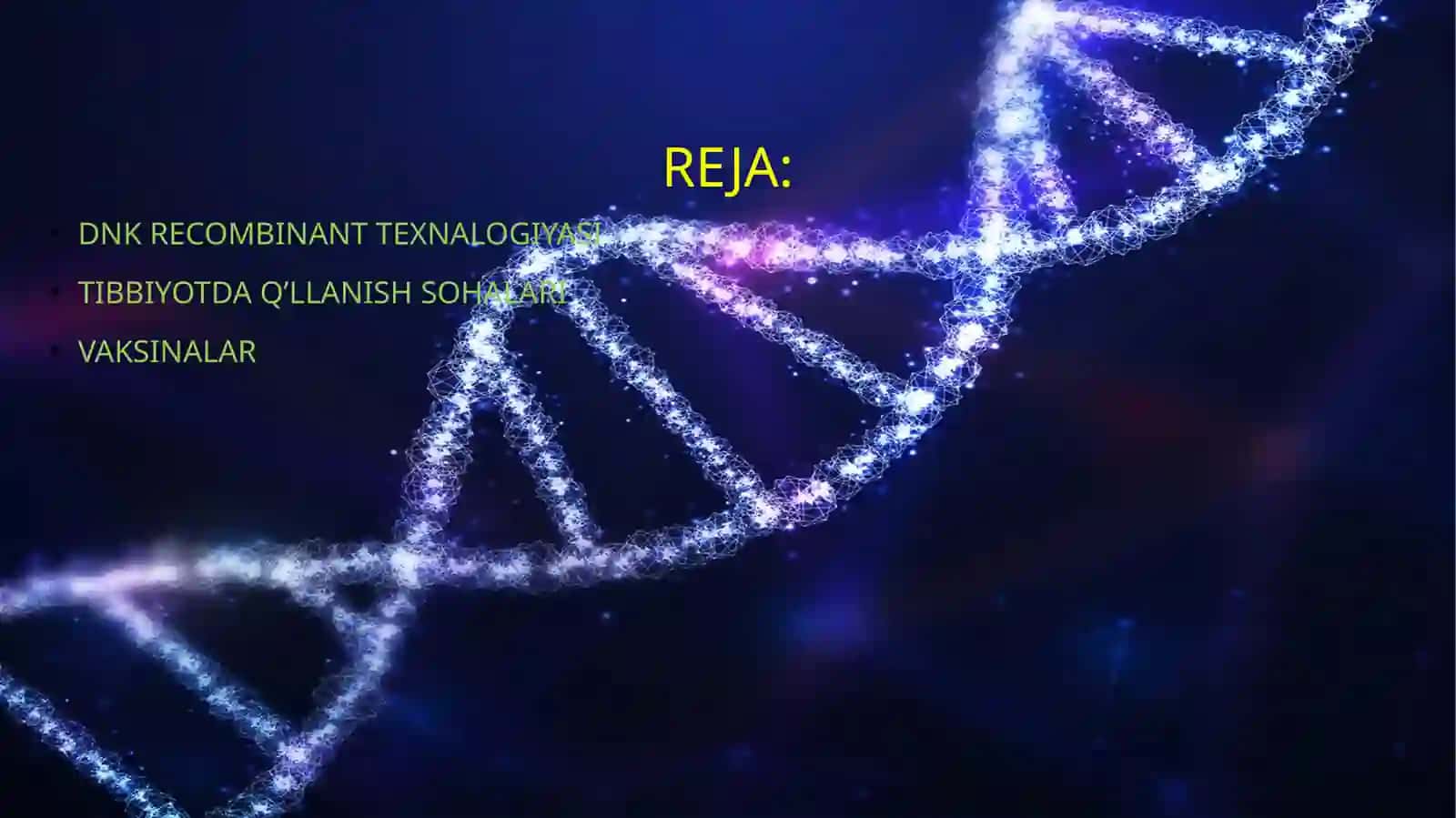 DNK recombinant texnologiyasi 2