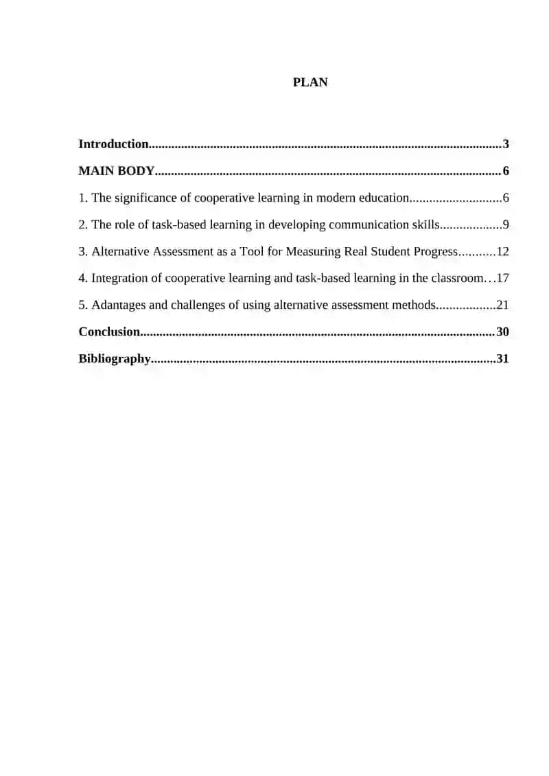 Cooperative learning, task-based learning, and alternative assessment 2