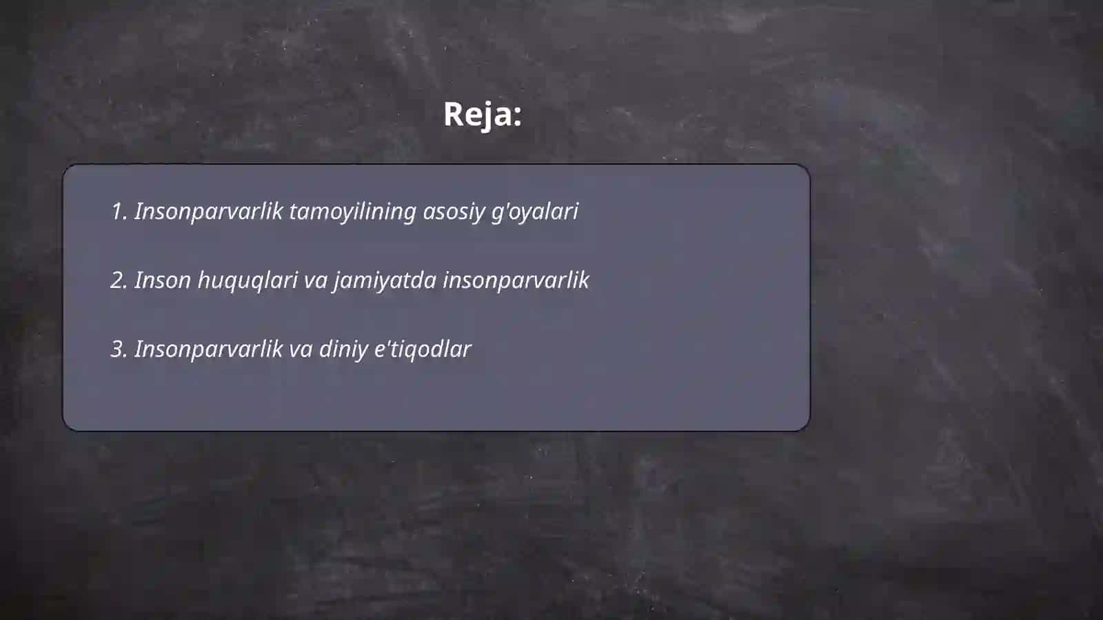 Insonparvarlik tamoyili 2