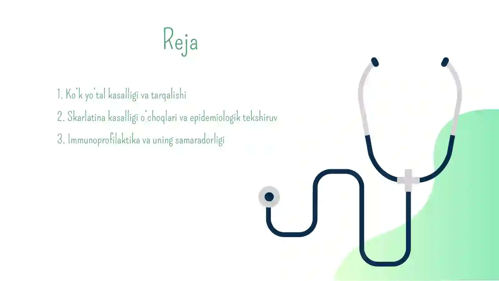 Ko‘k yo‘tal va Skarlatina kasalliklari epidemiologik nazorati 2