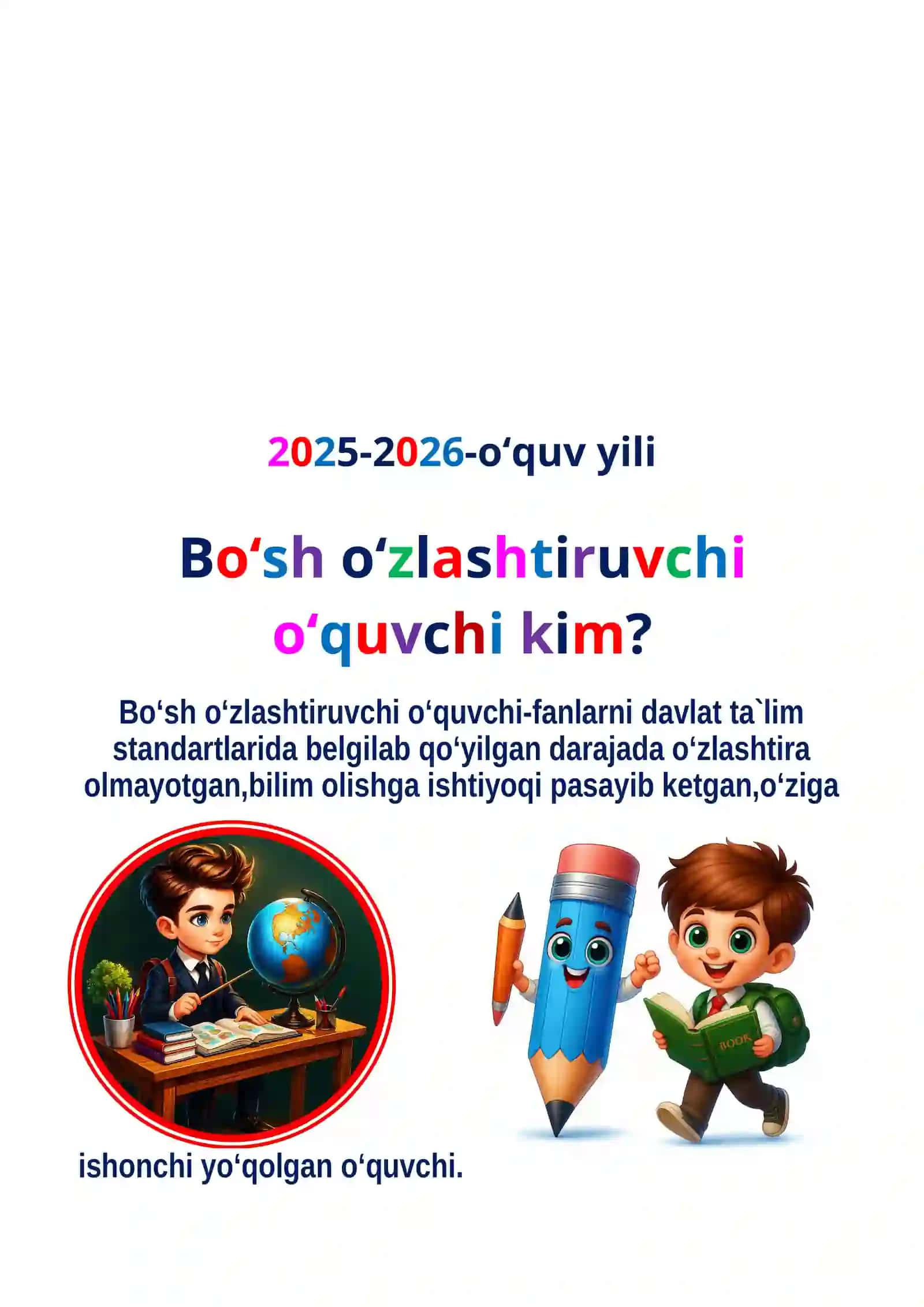 1-sinf  Bo'sh o'zlashtiruvchi yillik ish rejasi to'liq yangi 2