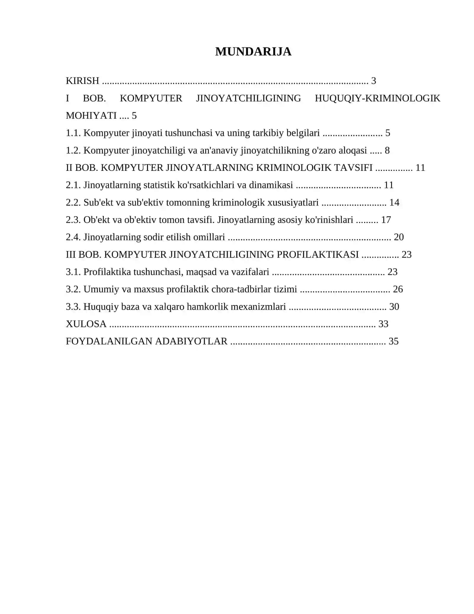 KOMPYUTER JINOYATLARINING KRIMINOLOGIK TAVSIFI VA PROFILAKTIKASI 2