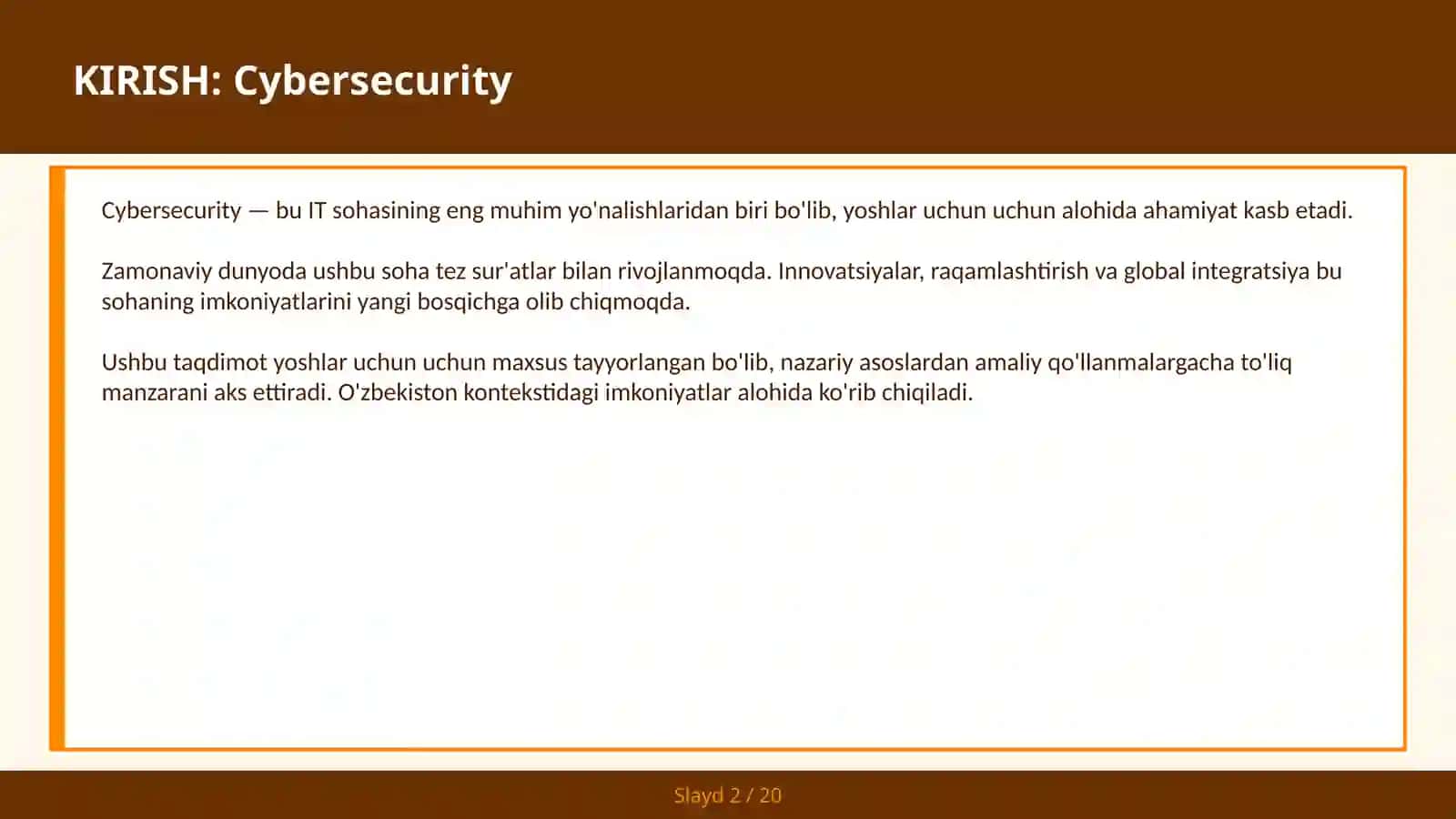CYBERSECURITY 2