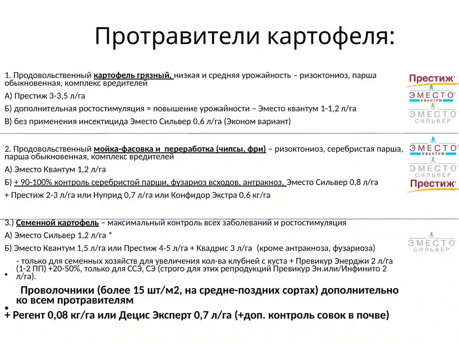 Протравители картофеля 2
