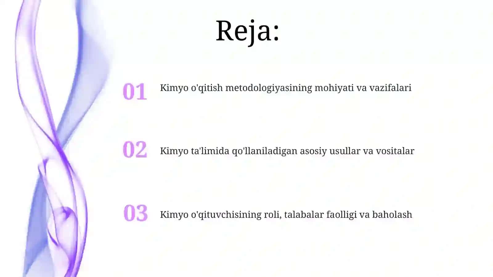 Kimyo õqitish metodikasi predmeti va vazifasi 2