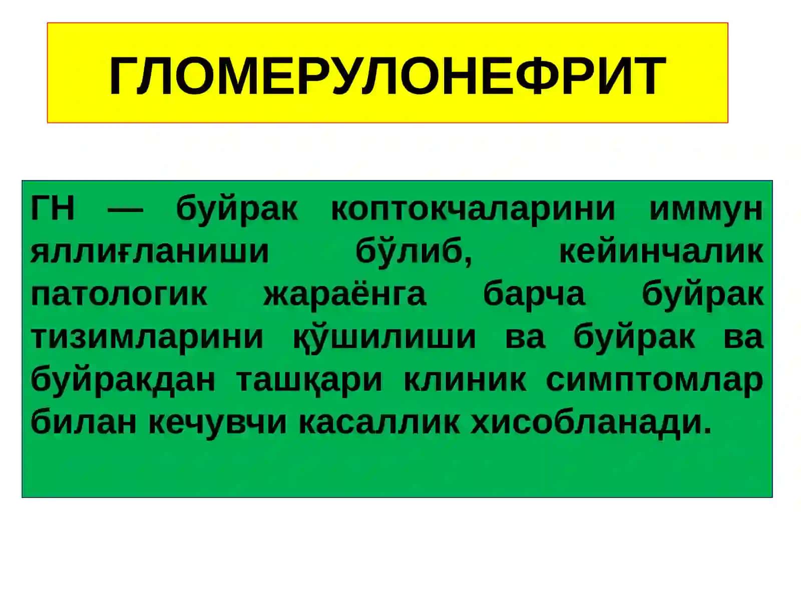 ГЛОМЕРУЛОНЕФРИТ 2