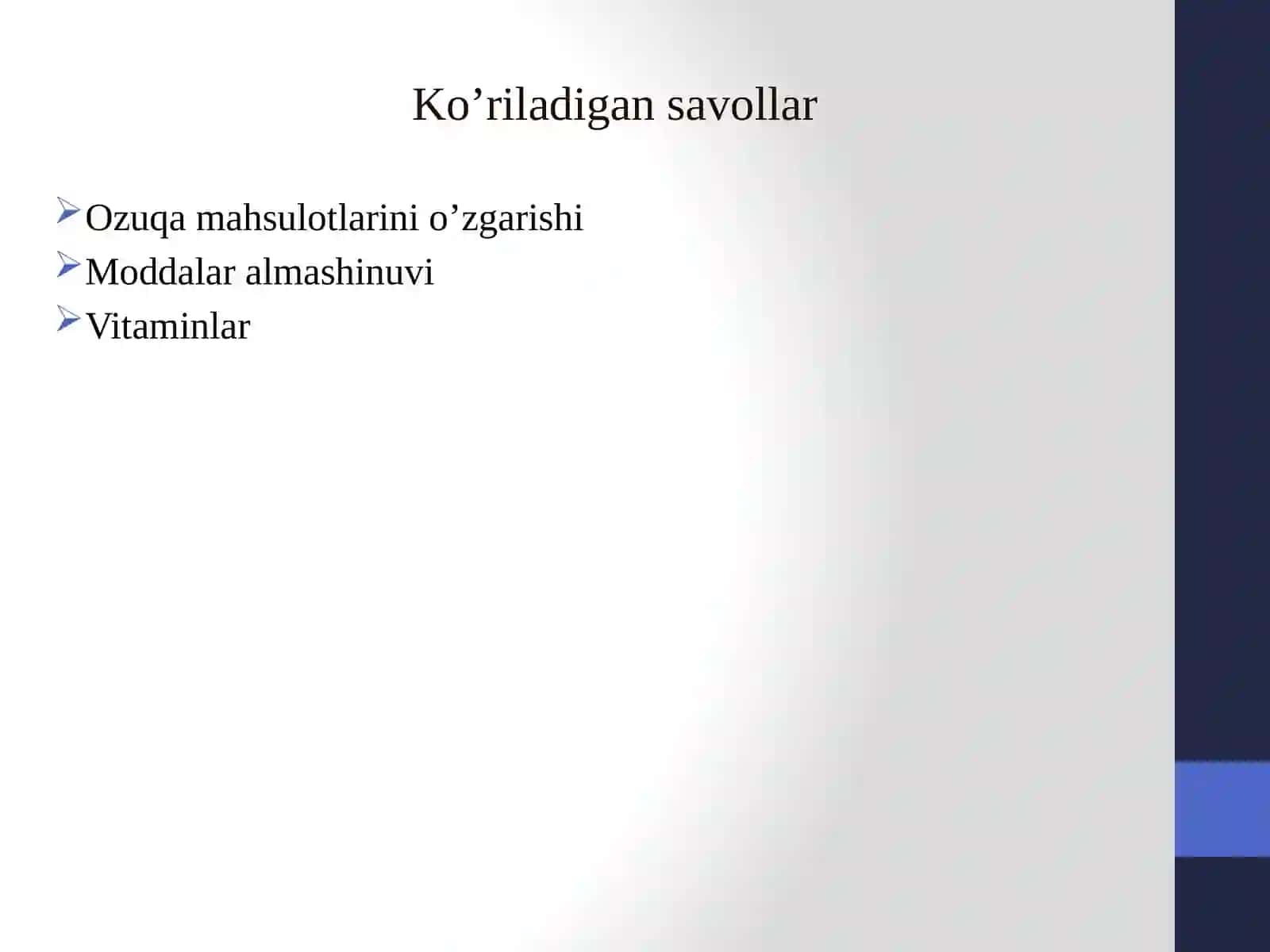 Moddalar almashinuvi 2