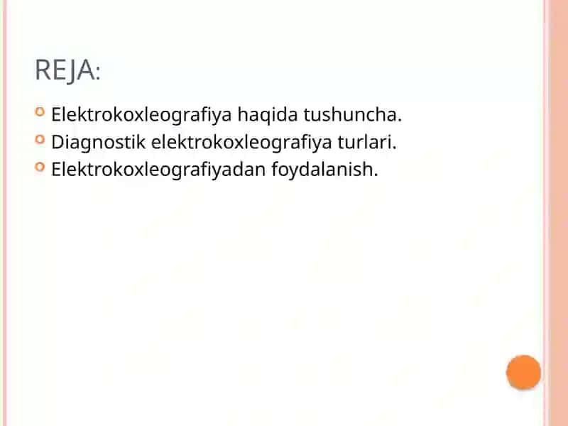Elektrokoxleografning tuzilishi va ishlash printsiplari 2