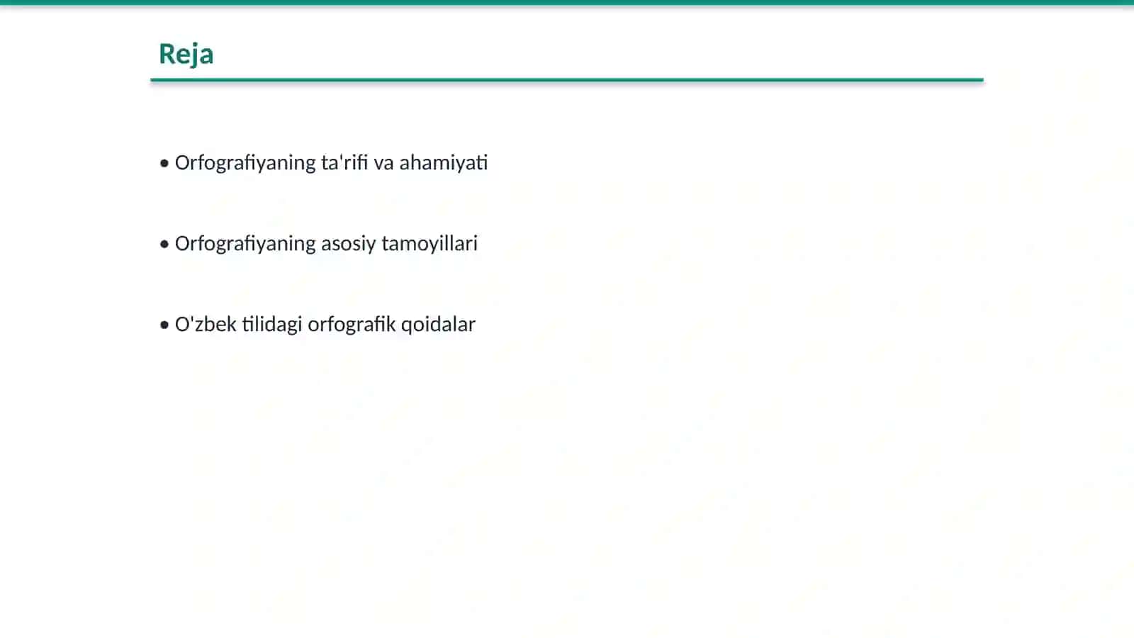 Orfografiya va uning tamoyillari 2