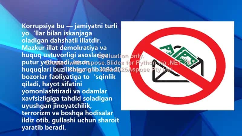 O'zbekistonda korrupsiyaga qarshi kurashishning huquqiy va institutsional asoslari hamda bosqichlari 2