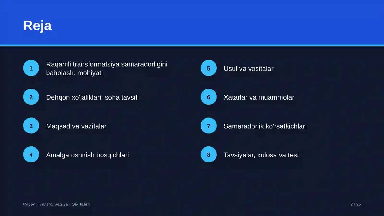 Dehqon xo'jaliklarida raqamli transformatsiya samaradorligini baholash 2