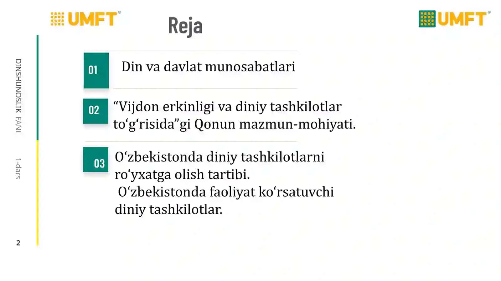 Dinshunoslik 2
