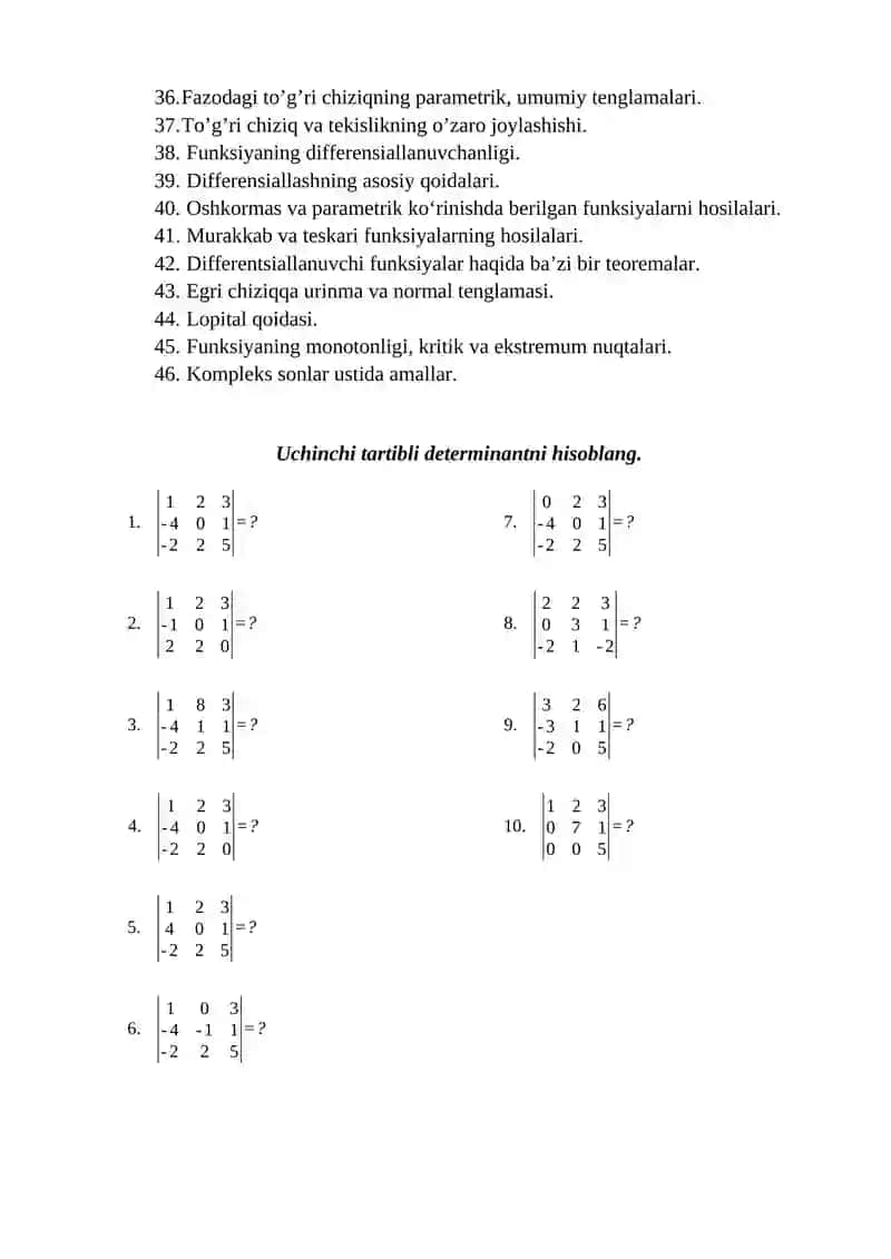 Transport vositalari muhandisligi 2
