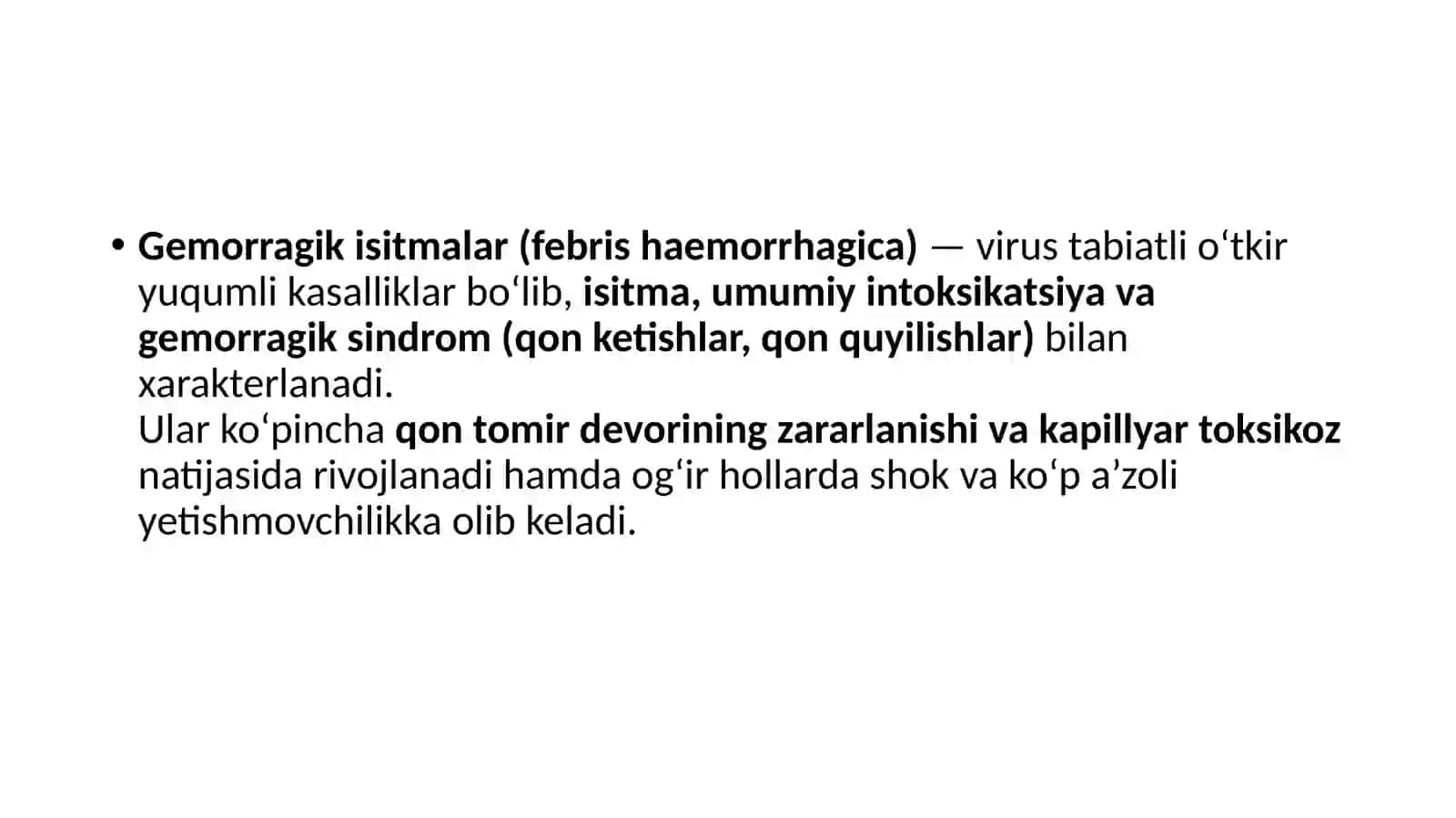 Gemorragik isitmalar 2