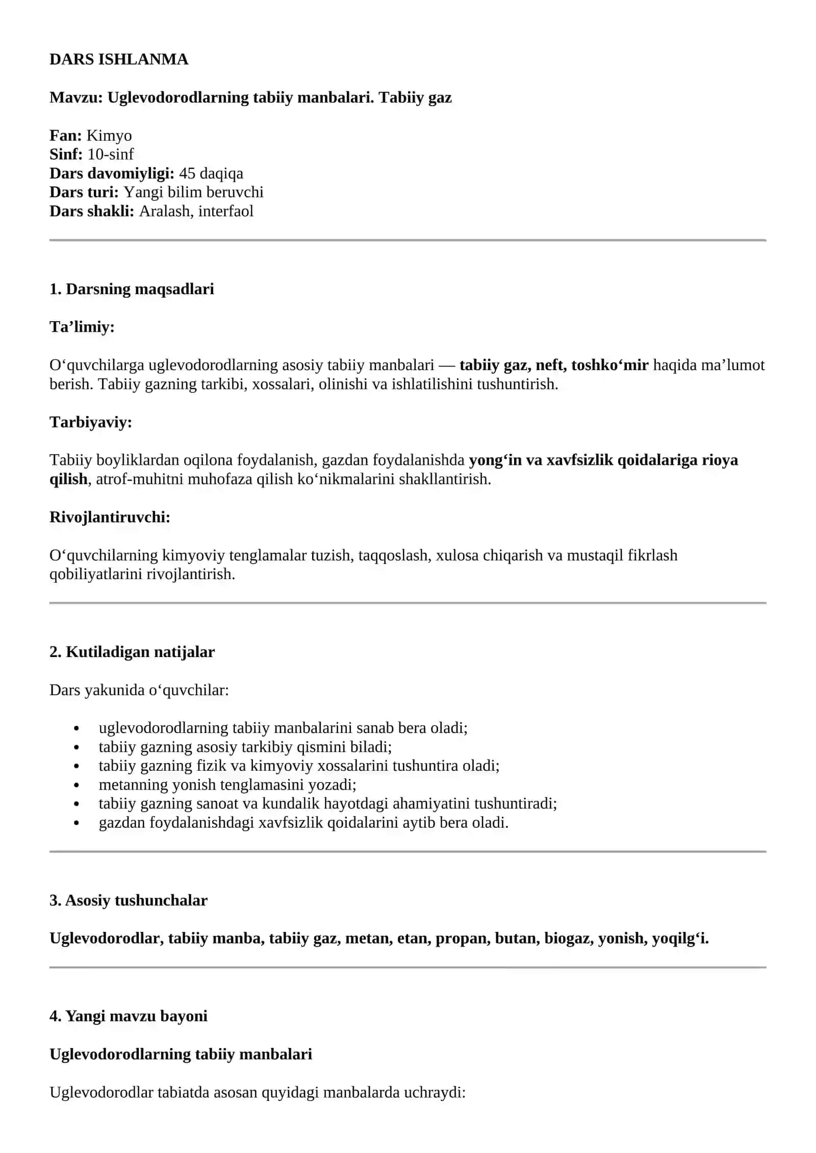 Uglevodorodlarning tabiiy manbalari 2
