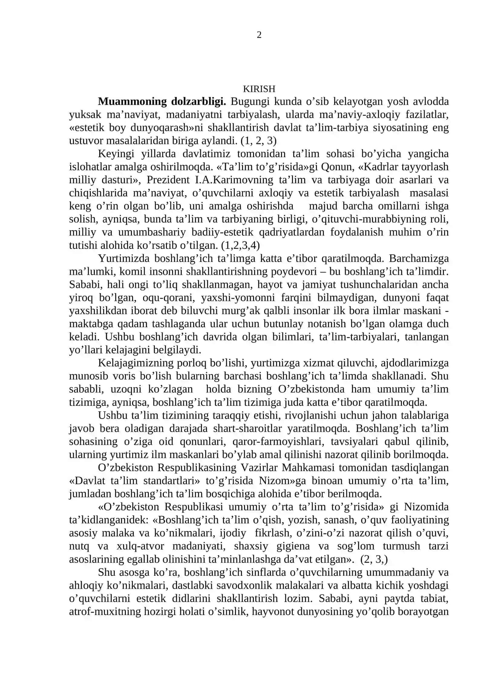 Nafosat tarbiyasi 2