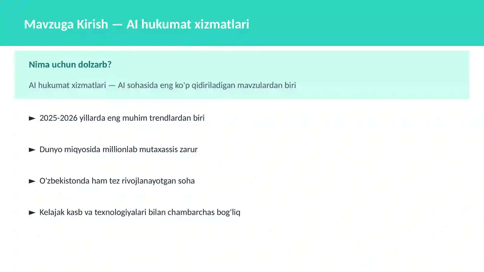 AI AMALIY SOHALARDA 2