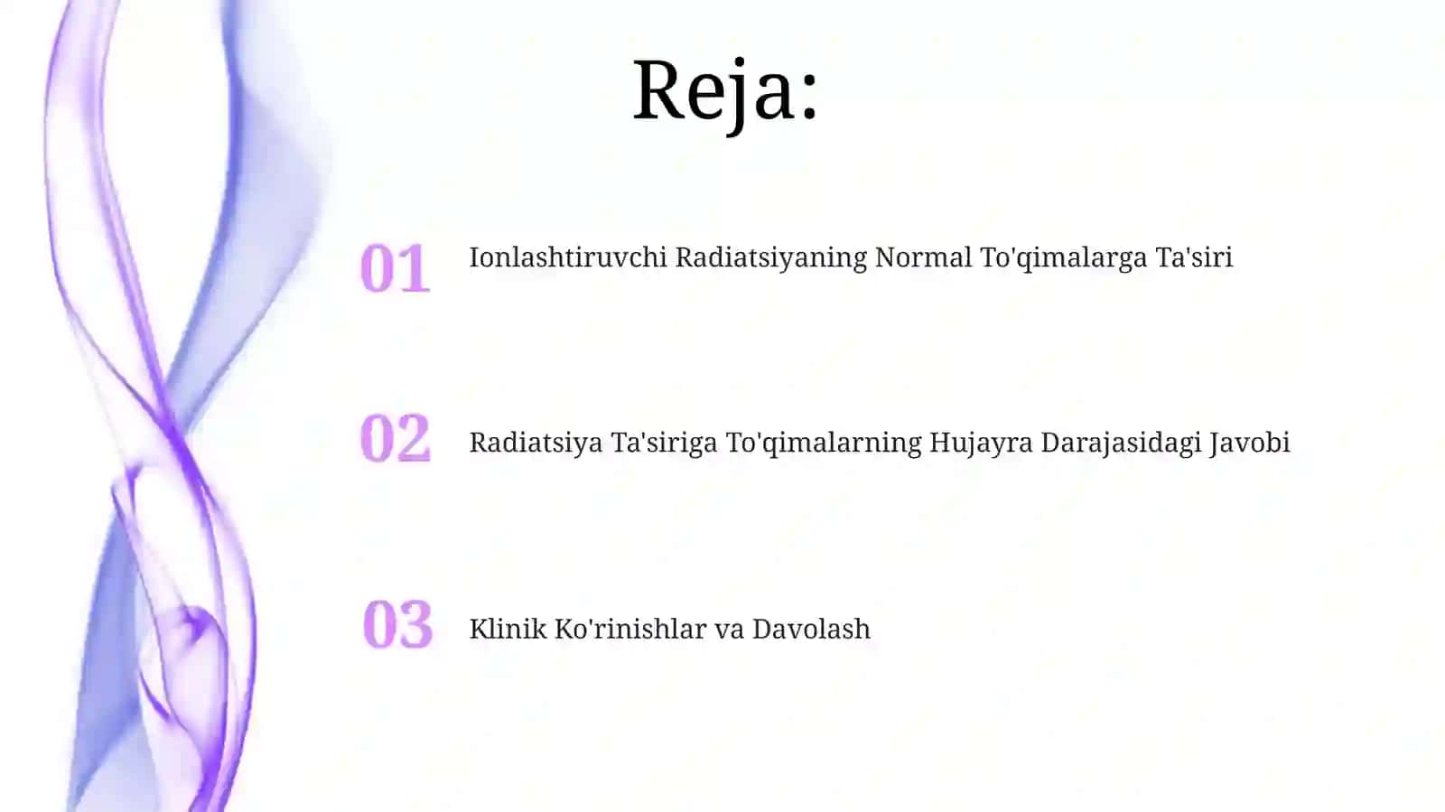 Ionlashtiruvchi Radiatsiyaning Normal To'qimalarga Ta'siri 2