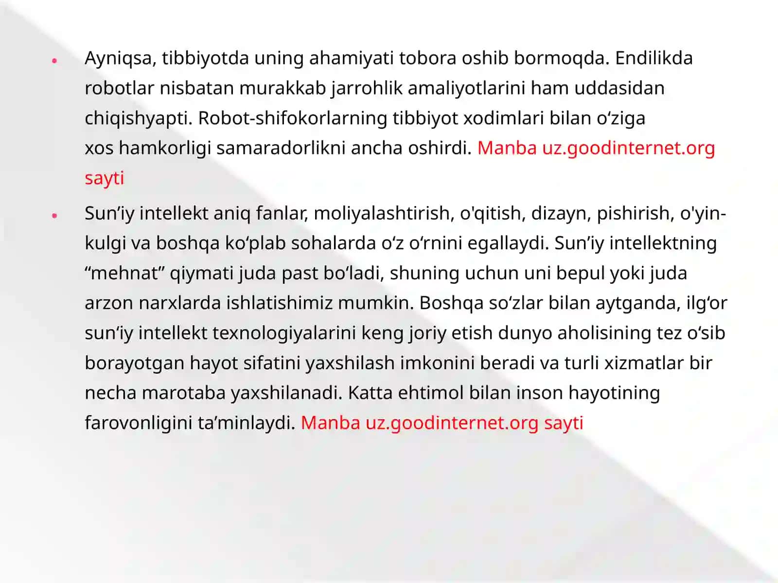 Sun'iy intellektning zararli tomonlari 2