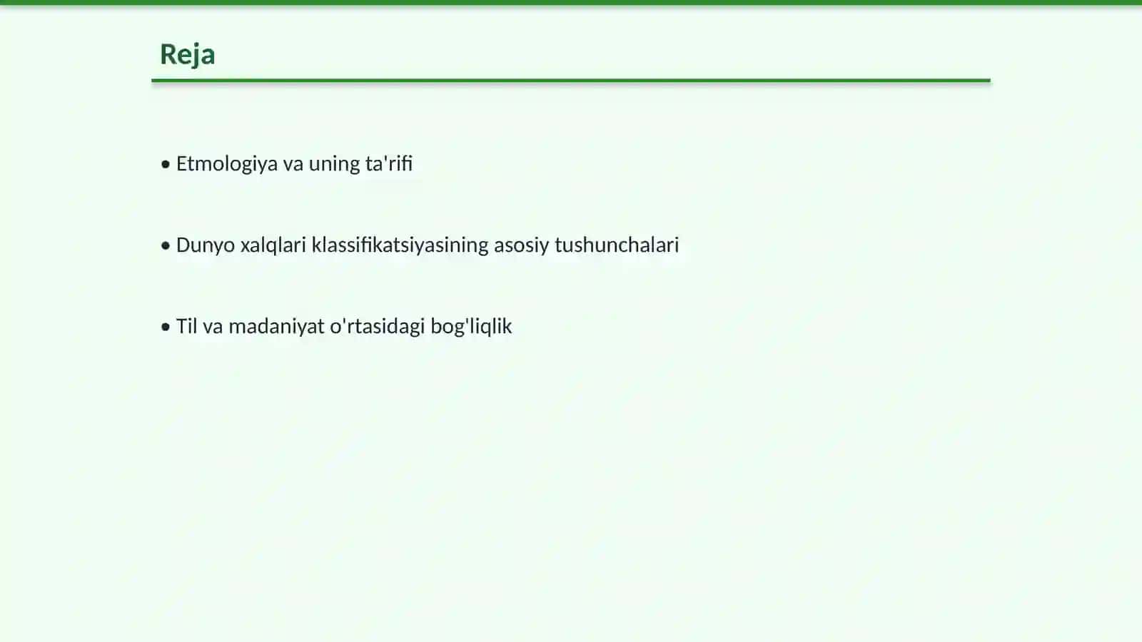 Etmologiya fanidan slayd Dunyo xalqlari klassifikatsyasi 2