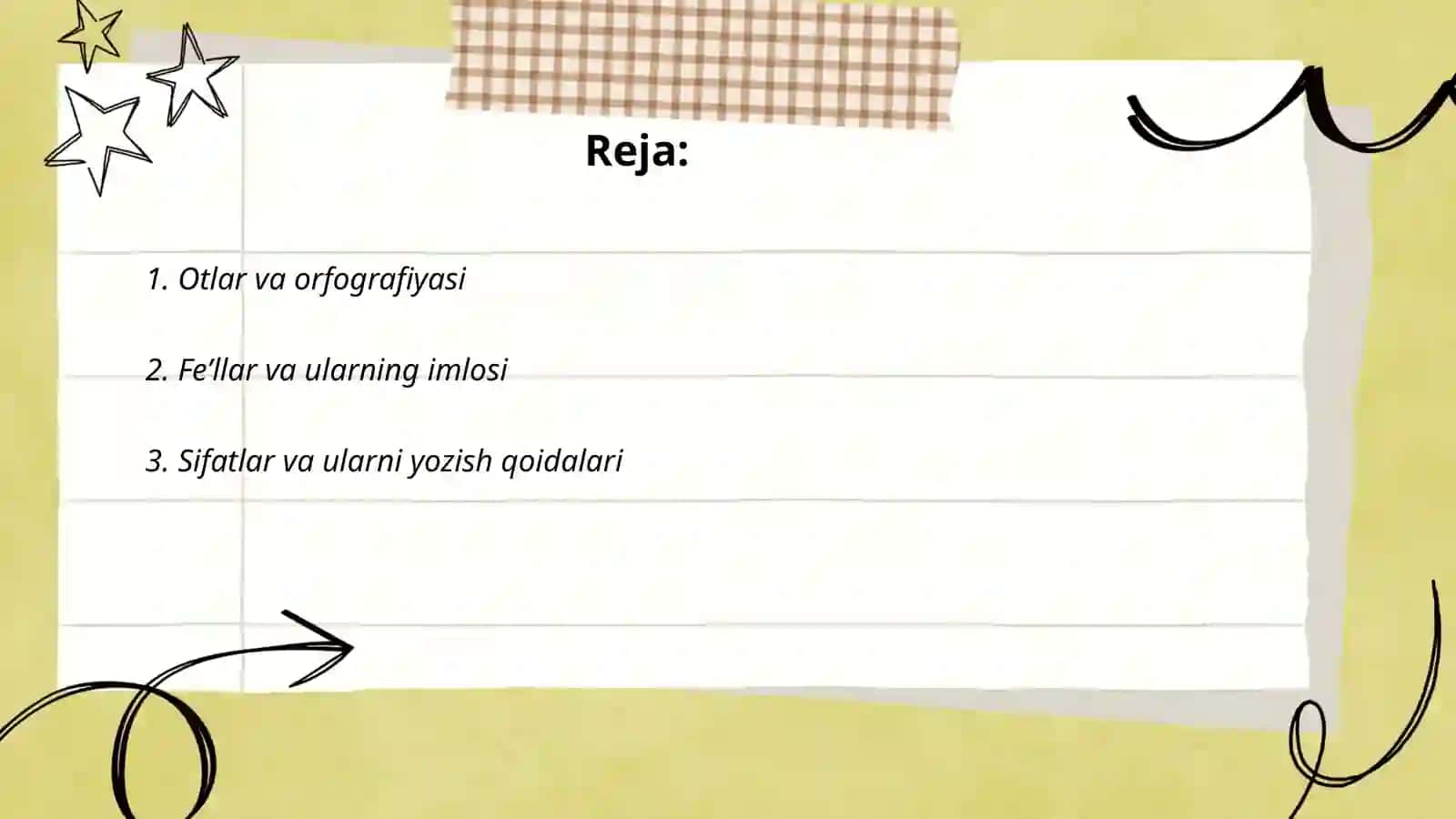 Otlar va orfografiyasi 2
