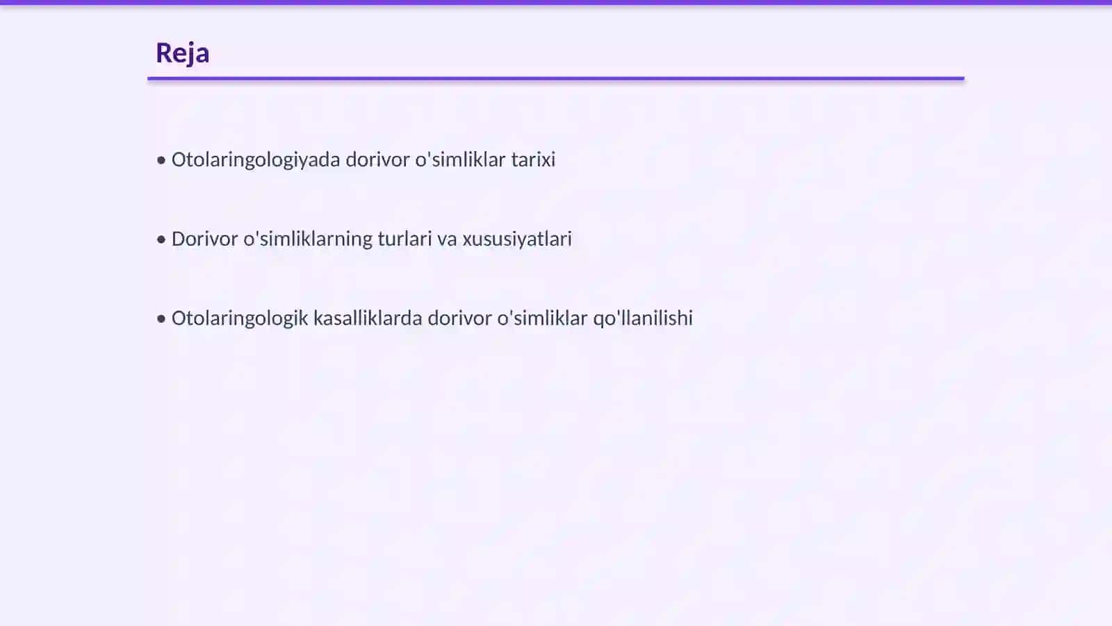Otolaringologiyada dorivor o'simliklarni qo'llanilishi 2