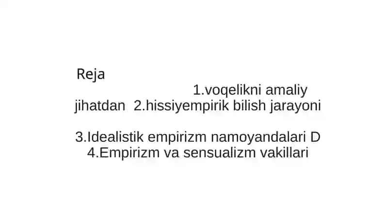 Faol tajriba tajriba o’tkazish ketma ketligi 2