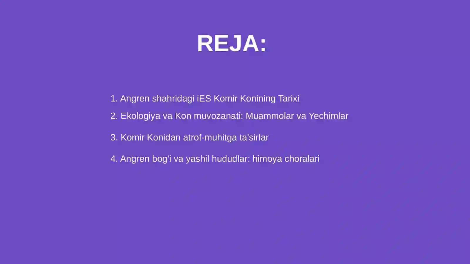 Angren shahridagi IES Komir Konining Tarixi 2