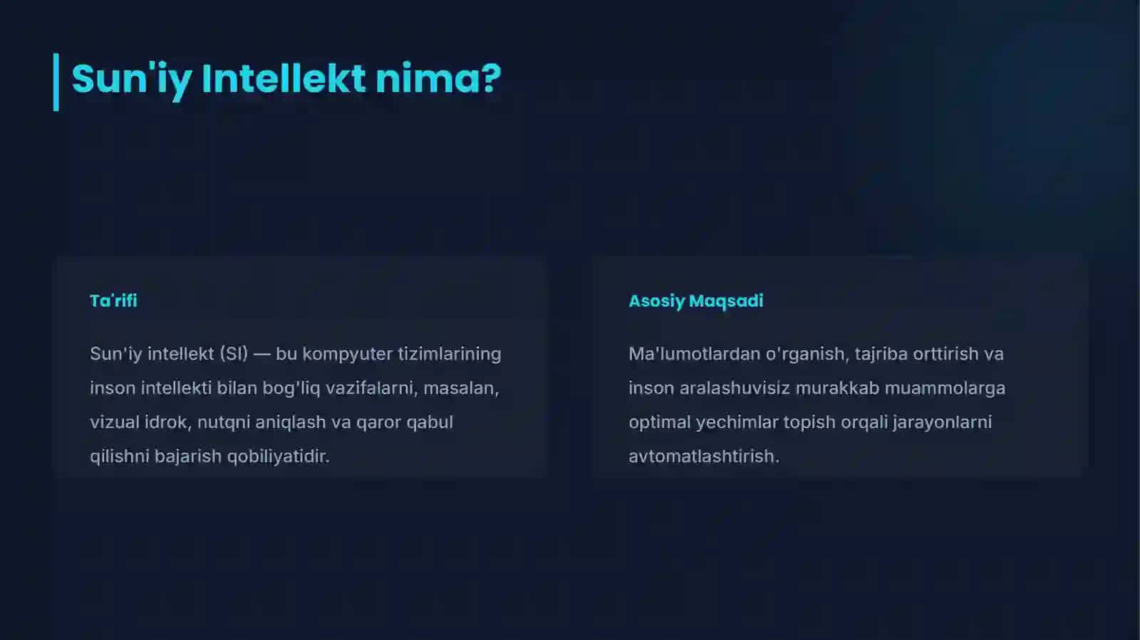 Sun'iy Intellekt:Yangi Davr Ibtidosi 2