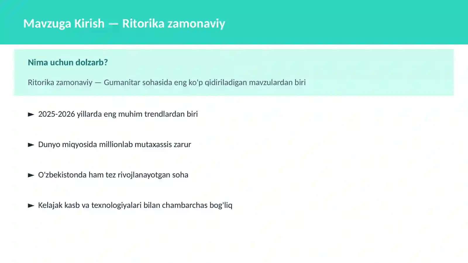 Ritorika zamonaviy 2