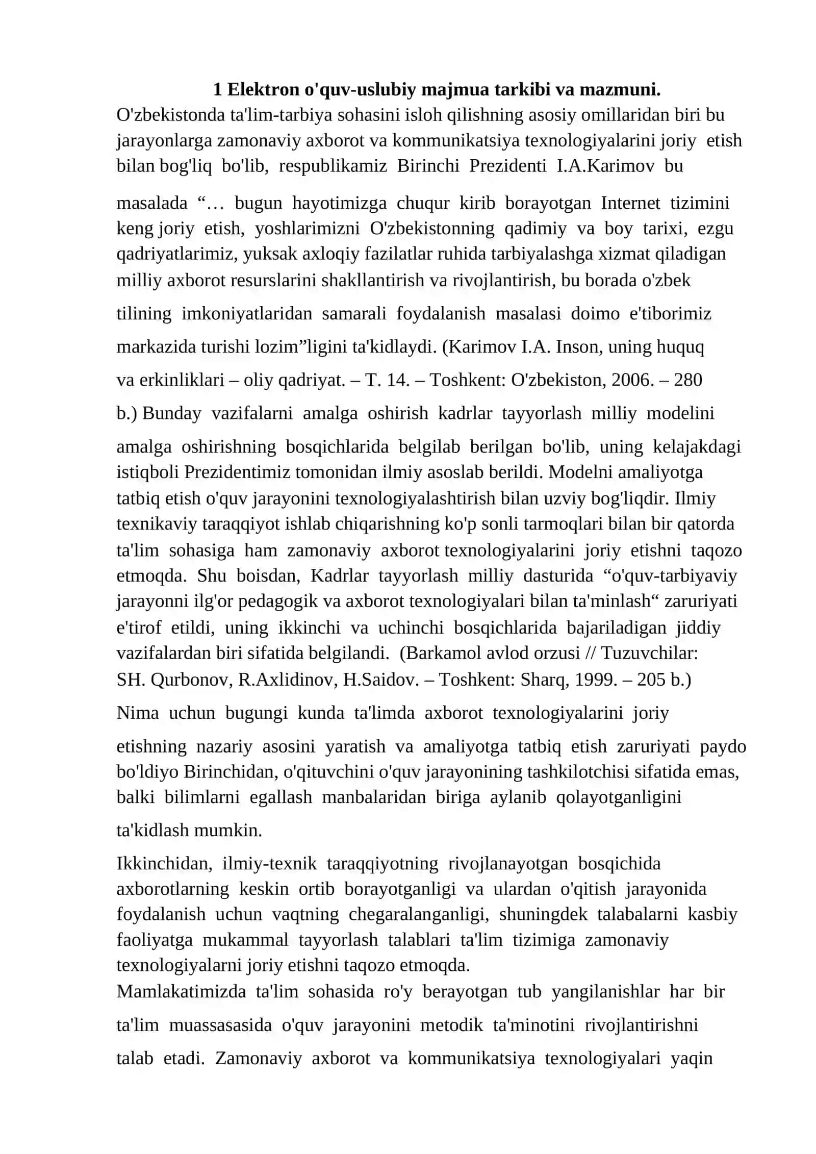 9-sinf Informatika va axborot texnologiyalari fanidan elektron o‘quv-uslubiy majmua yaratish metodikasi 2