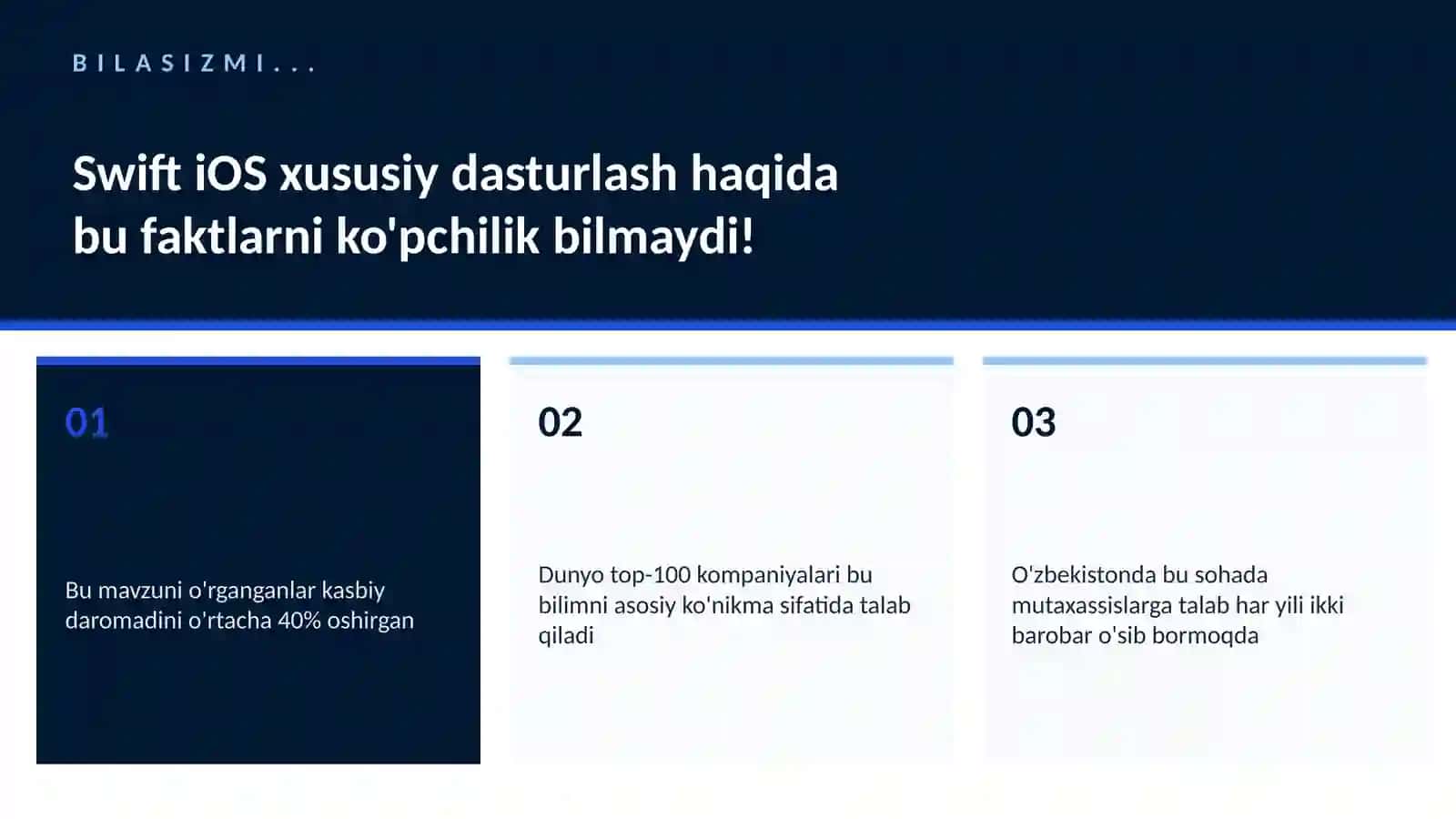 Swift iOS xususiy dasturlash 2