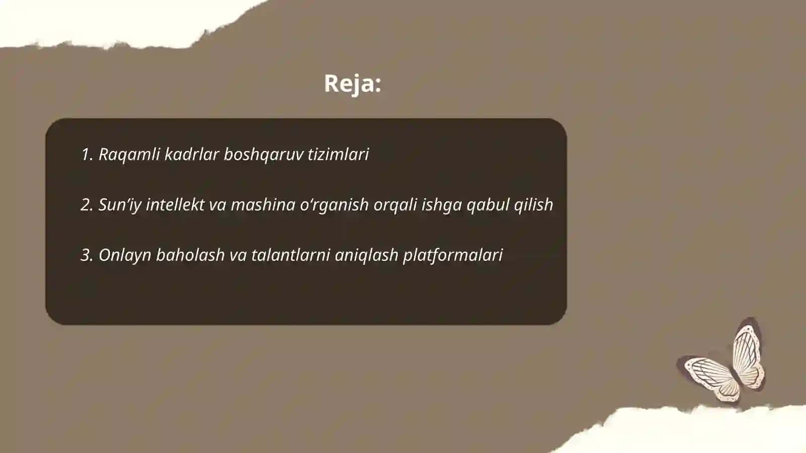 Kadirlar bilan ishlash tizimidagi innovatsiyalar 2