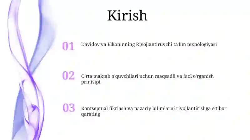 Rivojlantiruvchi Ta'lim Texnologiyasi 2