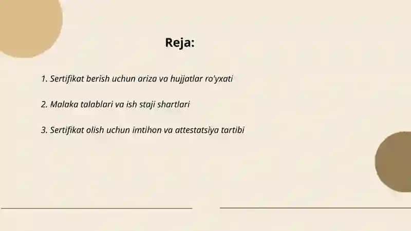 Auditor malaka sertifikati 2