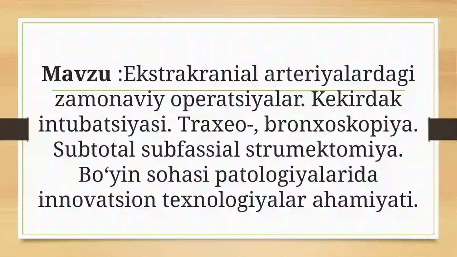 Ekstra kranial arteriyalar. 2