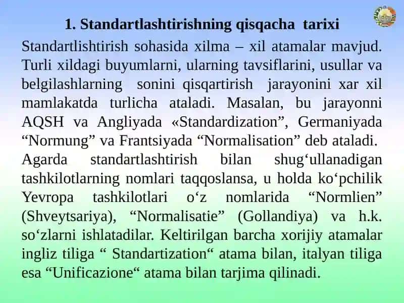 Standartlashtirishtizimi 2